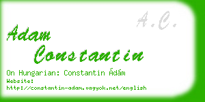 adam constantin business card